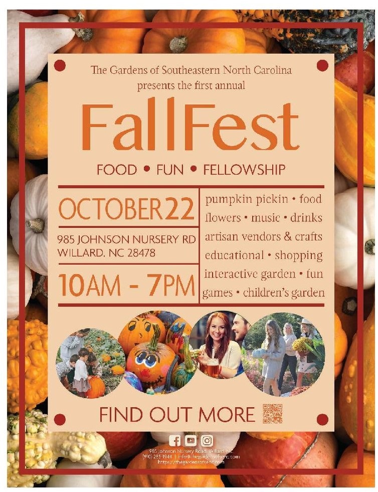 Fall Fest at the Gardens of Southeastern North Carolina